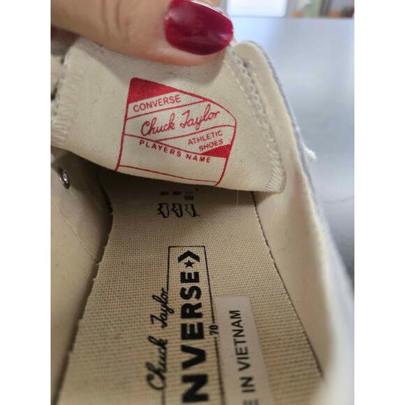 Converse Chuck 70 Low Top Sneakers Wolf Grey / Gray Canvas Unisex Size M6/W8 - Picture 5 of 6